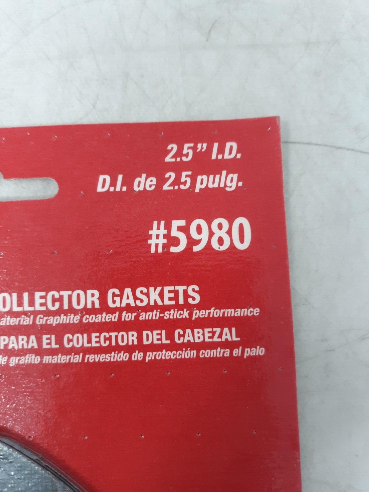Mr. Gasket Ultra-Seal 5980 Header Collector Gaskets 2.5" I.D. Graphite Coated