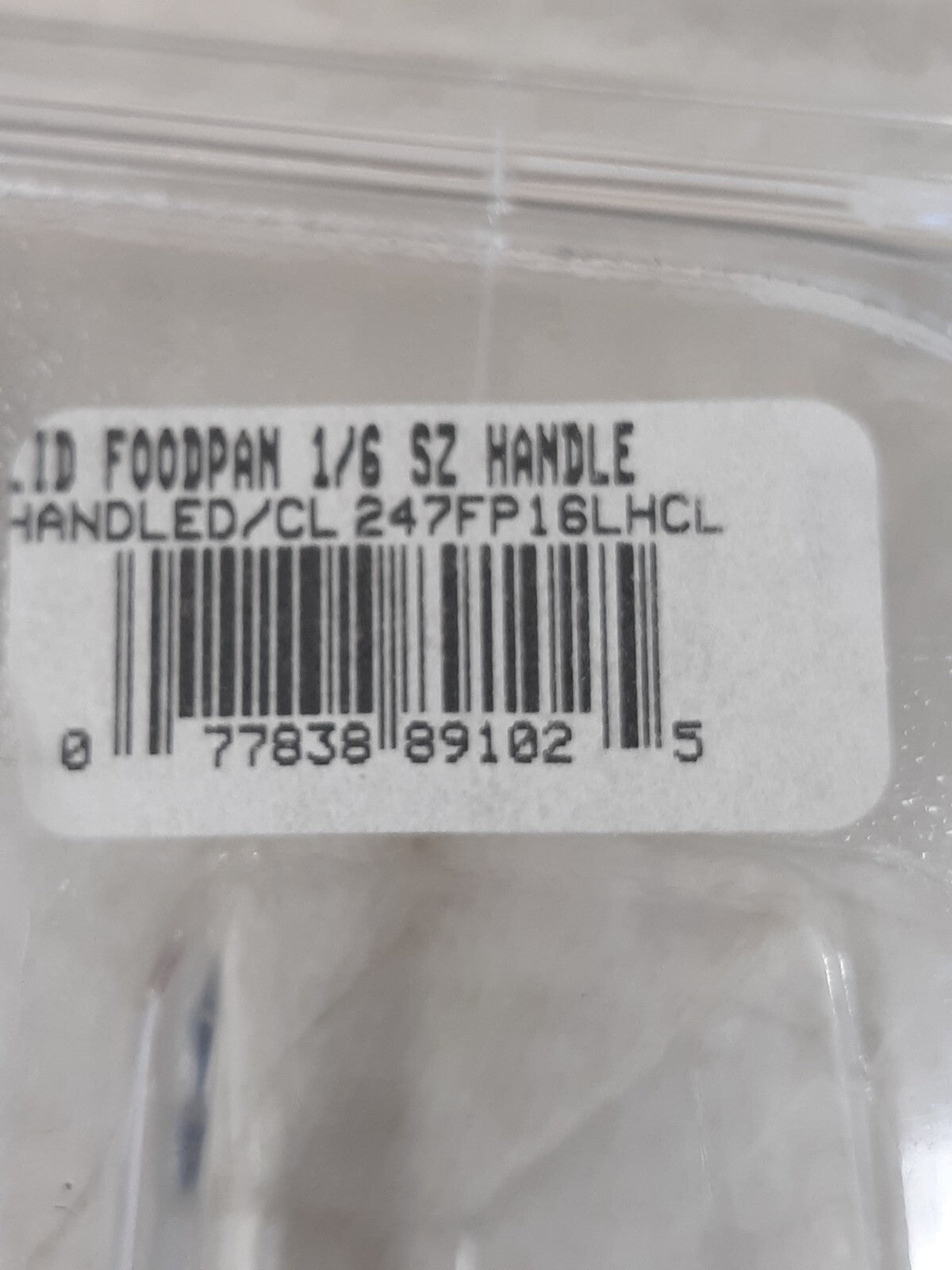 6-Pack Vigor 1/2 Size Clear Polycarbonate Flat Food Pan Lid