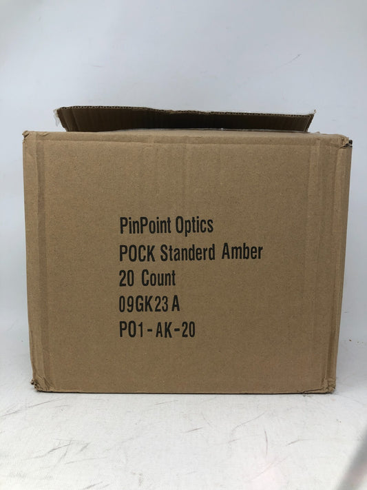 PinPoint Optics Post-Op Cataract Kit ~ 20-Pack PO1-AK-20 Large Sunglasses, Amber