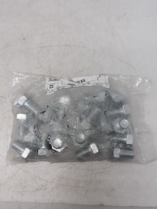 M16 x 25mm Hex Bolts Class 10.9 Zinc Plated - Pack of 25
