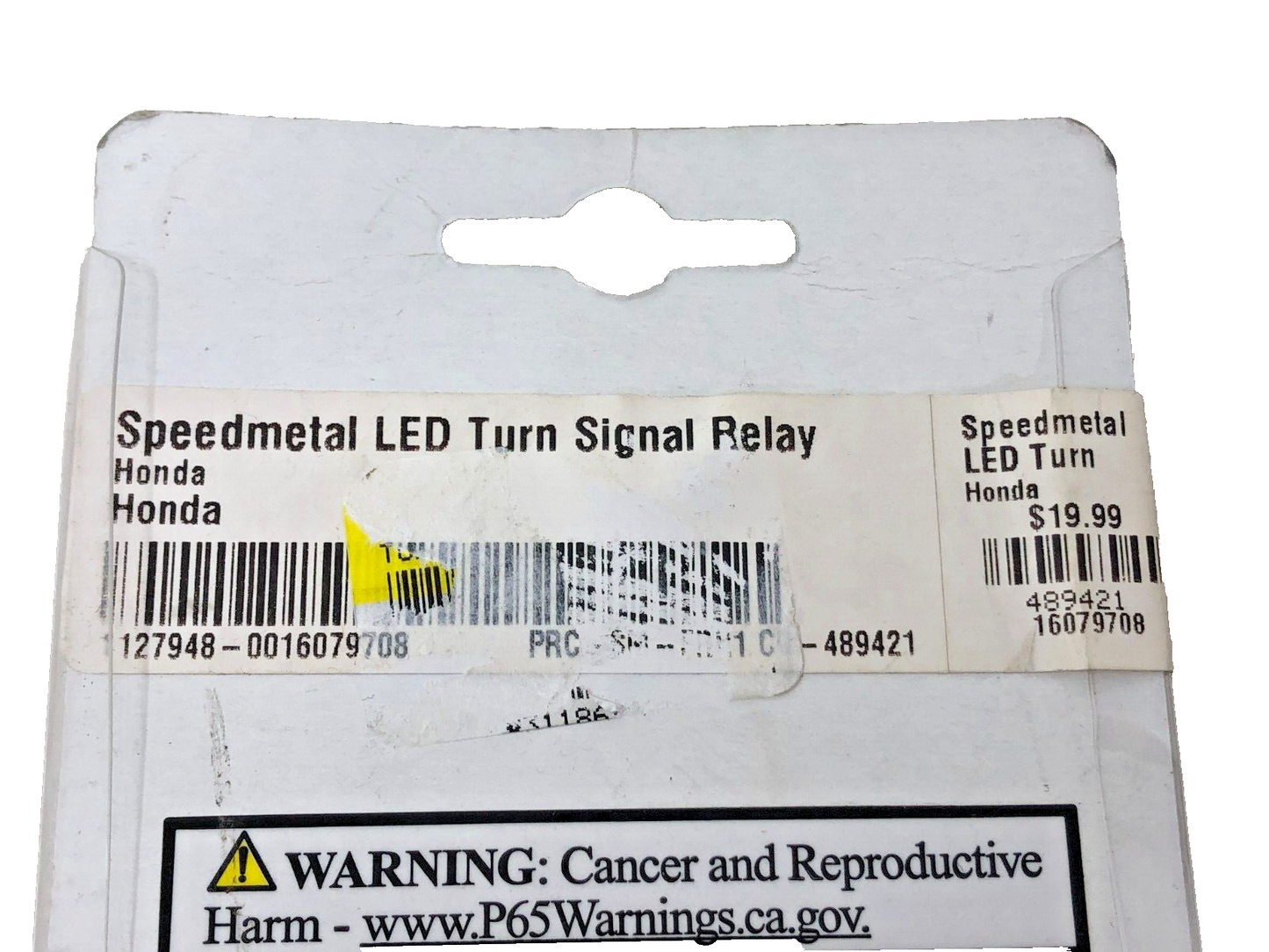 Speedmetal LED Turn Signal Relay Honda 489421