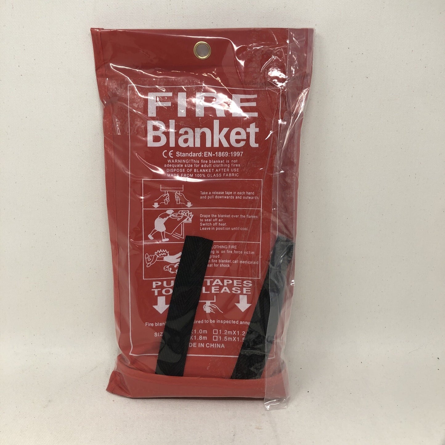 1 FIRE BLANKET FIBERGLASS FIRE EMWEGENCY HOME RETARDANT PREPARED 39''x39''