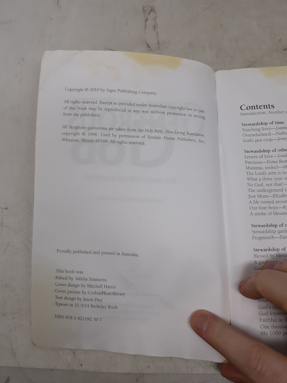 Ordinary People, Generous God: More Stories of Faith and Commitment