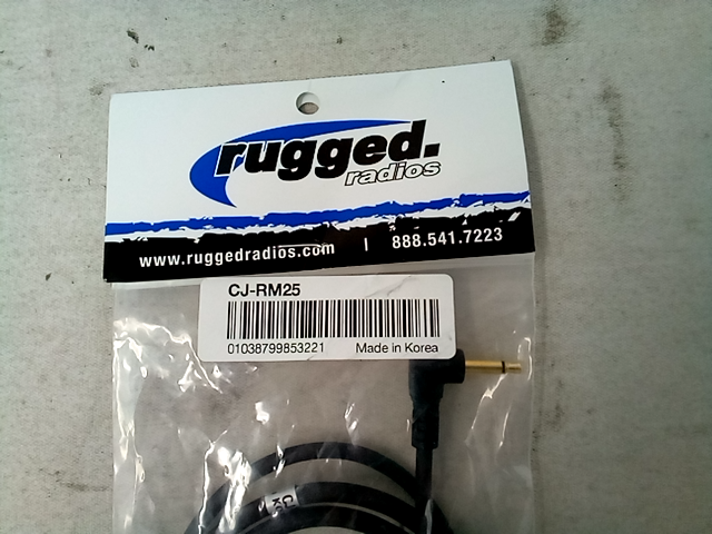 Rugged Radios CJ-RM25 Cable