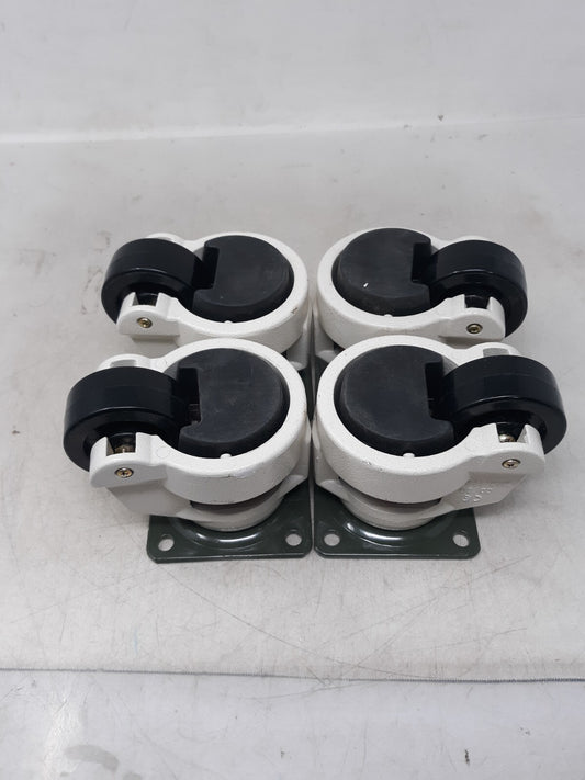 Lot of 4 CD-80F/S Level Adjustment Industrial Casters Load Bearing 500kg