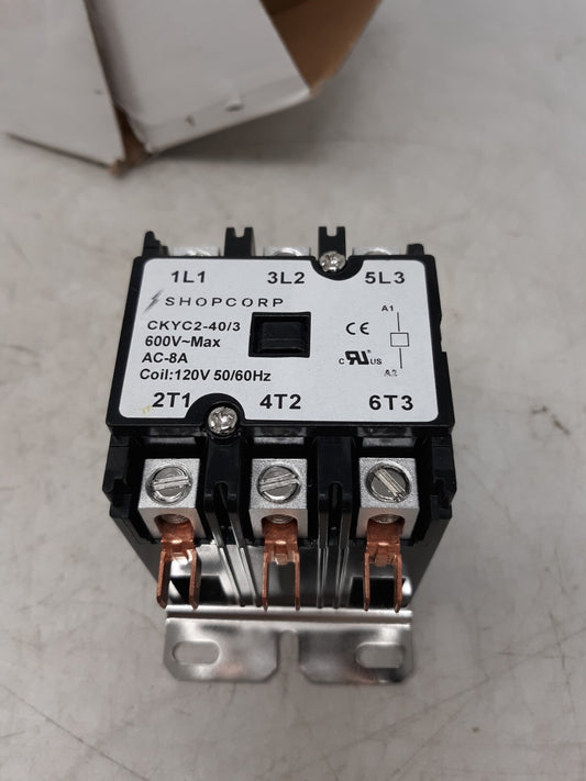 Shopcorp CKYC2-40/3 Magnetic Contactor 380V 50/60Hz