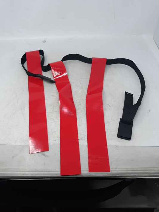 Safety Indicator Tag System Red Straps with Buckle Lot of 10
