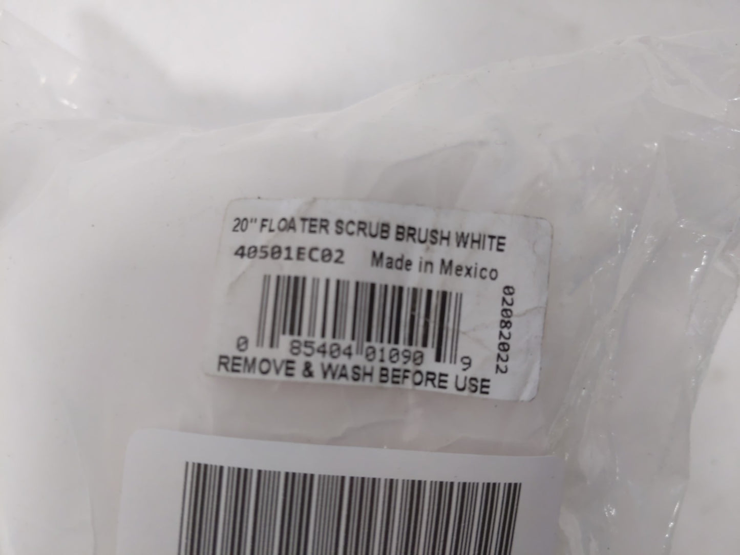 Sparta 20" Floater Scrub Brush Polyester Bristles White