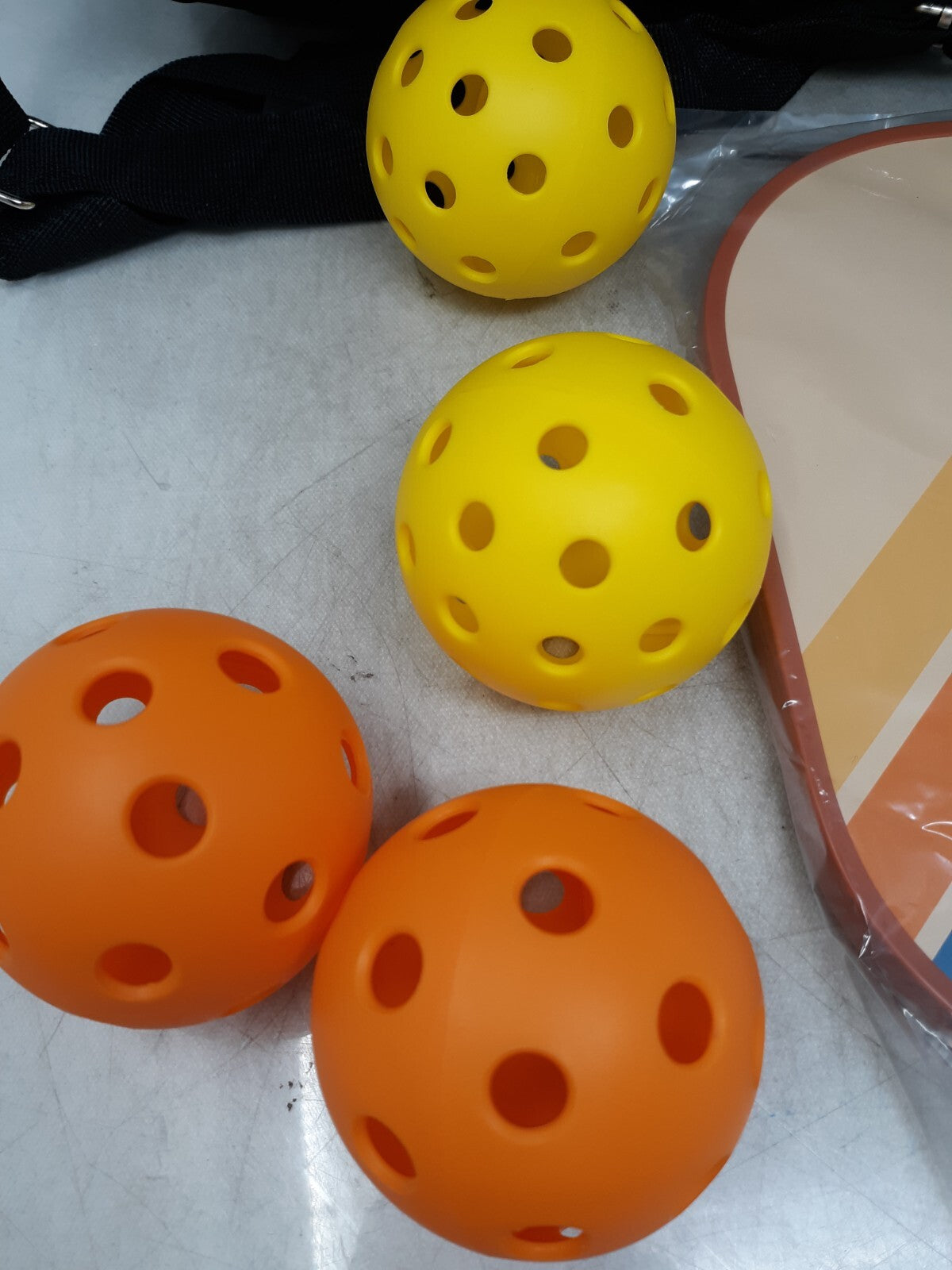 Pickleball Paddles Set of 4 Wood Pickle Ball Paddles/Pickleball Set of 2