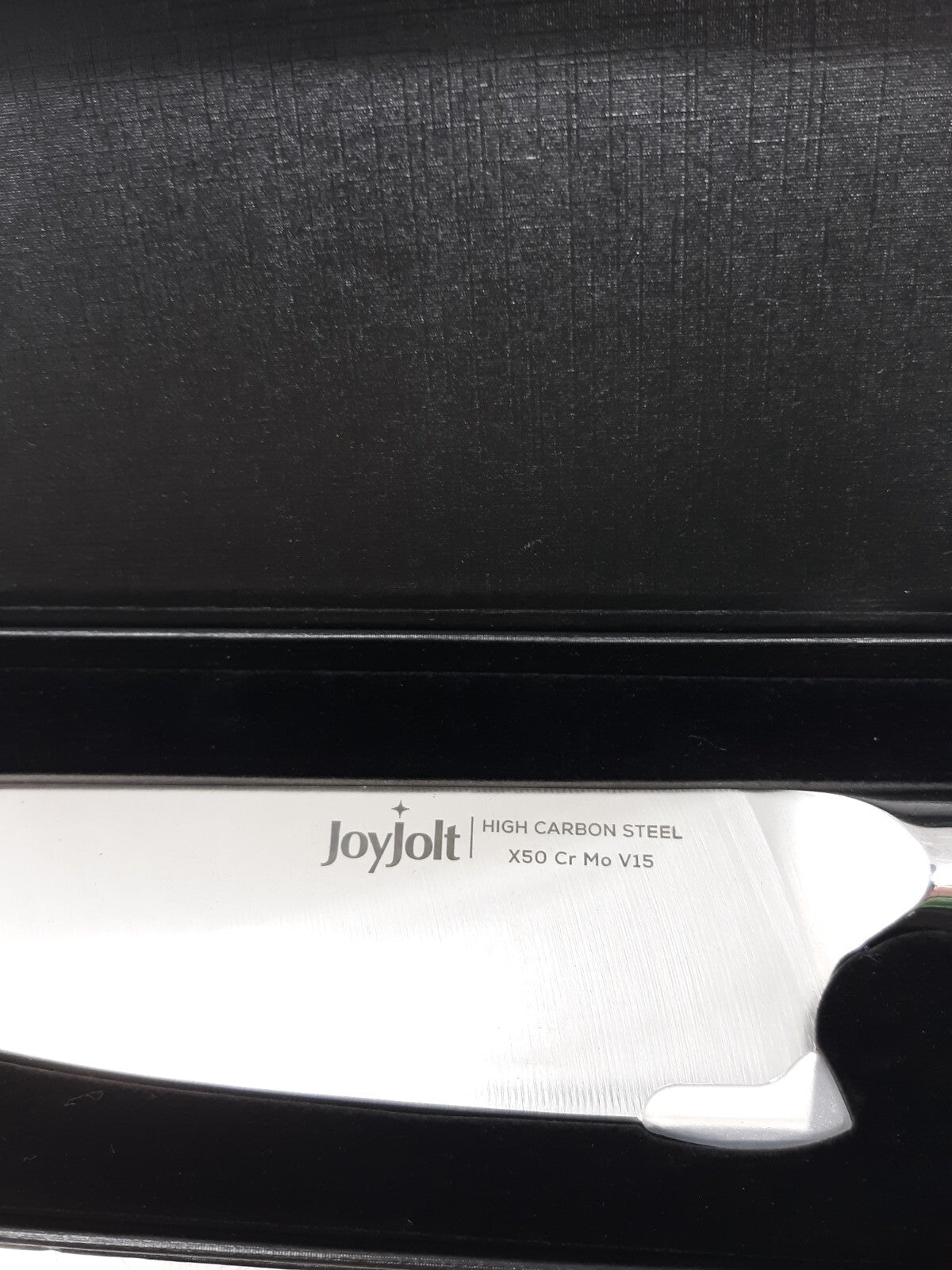 JoyJolt 8-in Chef Knife High Carbon Steel Kitchen Knife