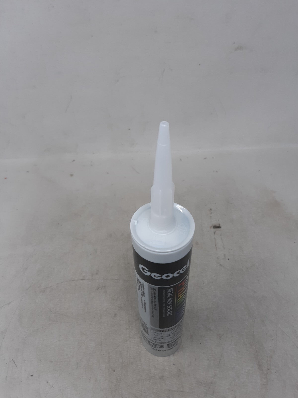 Geocel Phantom Gray  Metal Roofing and Siding Construction Sealant 10oz