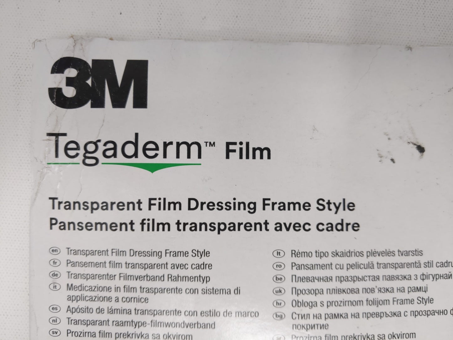 3M Tegaderm 1628 Transparent Film Dressing 6" x 8" Box of 10