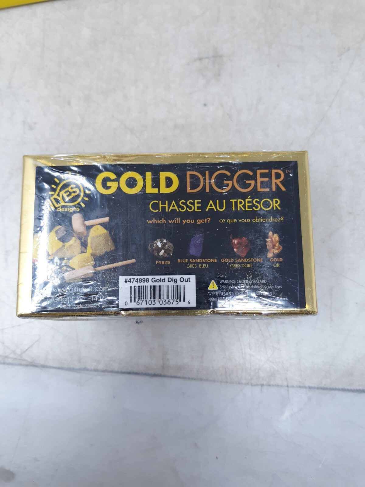 Lot of 23 Gold Dig Out Sandstone Surprise Toy Kit