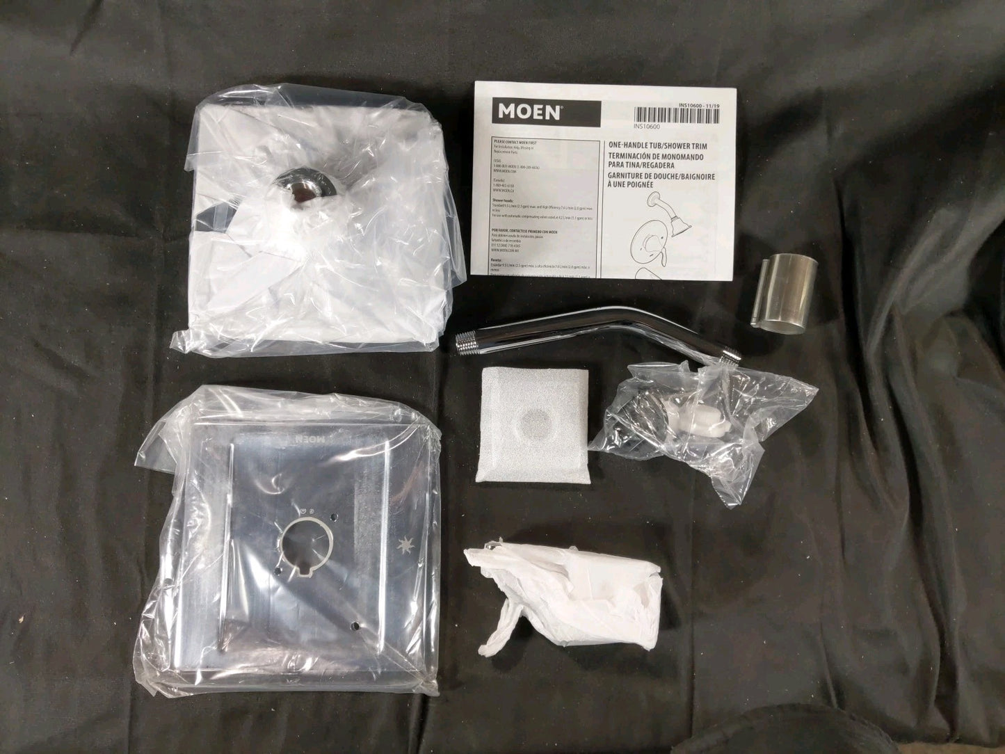 Moen TS2712EP 90 Degree Posi-Temp Pressure Balanced Shower Trim Kit Chrome