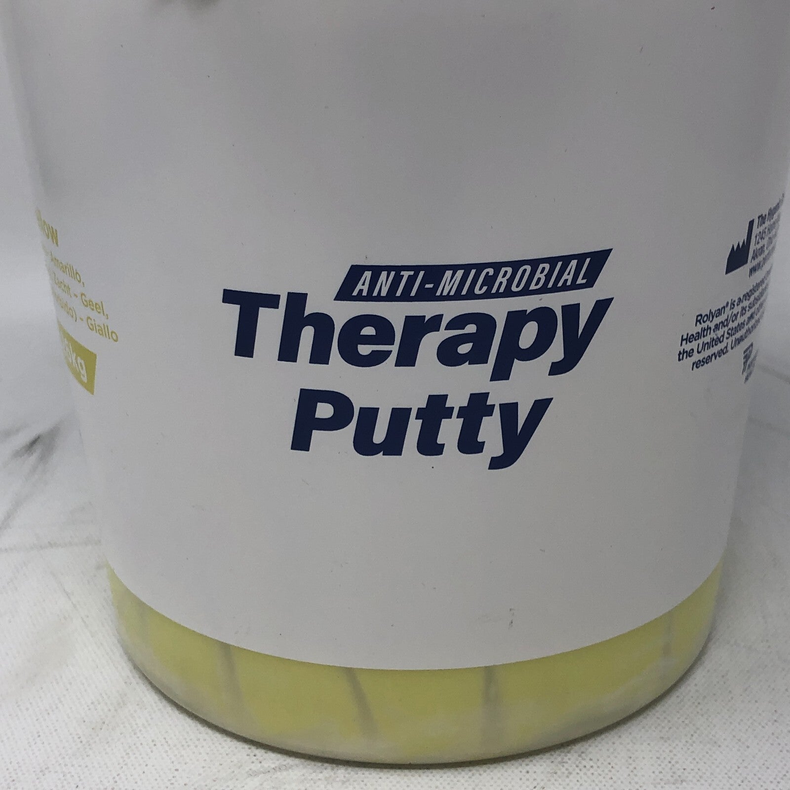 Rolyan Anti-Microbial Therapy Putty: Yellow, 5 lb. Tub