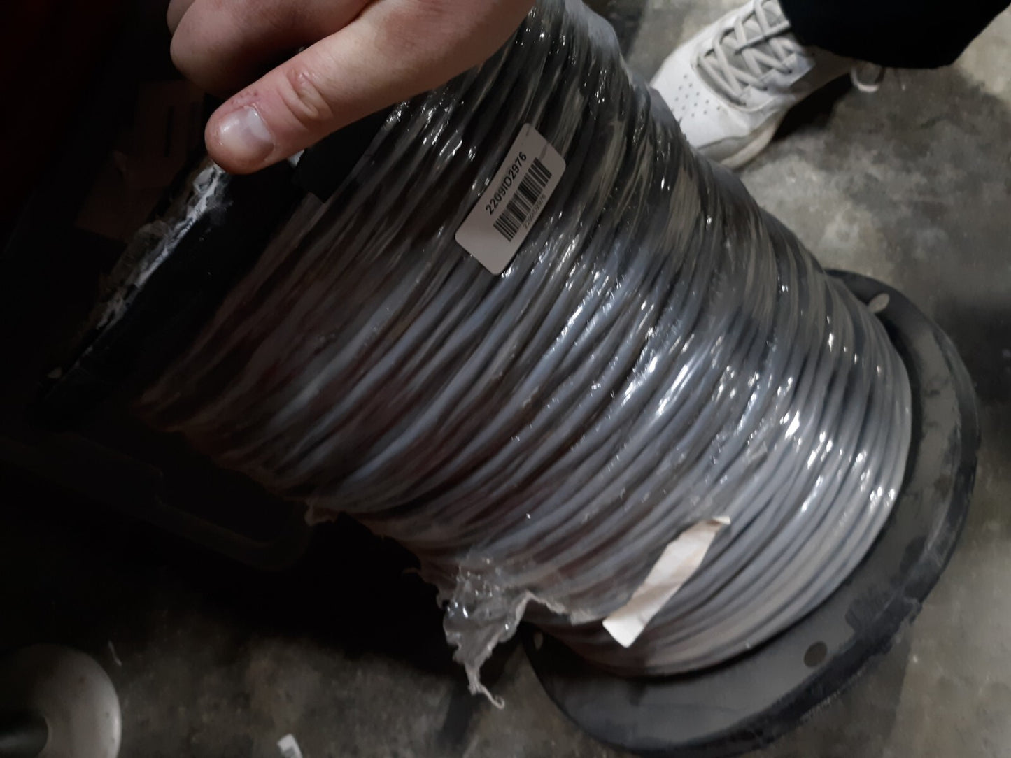 Liberty Wire 16/2 Cable Grey Tight Tube CMP 1000' Spool 16awg 2 Conductor