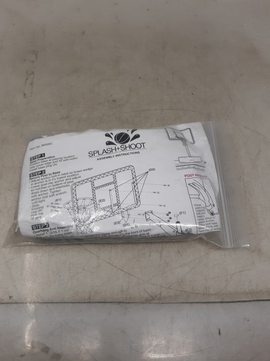 Splash + Shoot Basketball Net & Hardware Assembly Kit For B6000C Goal