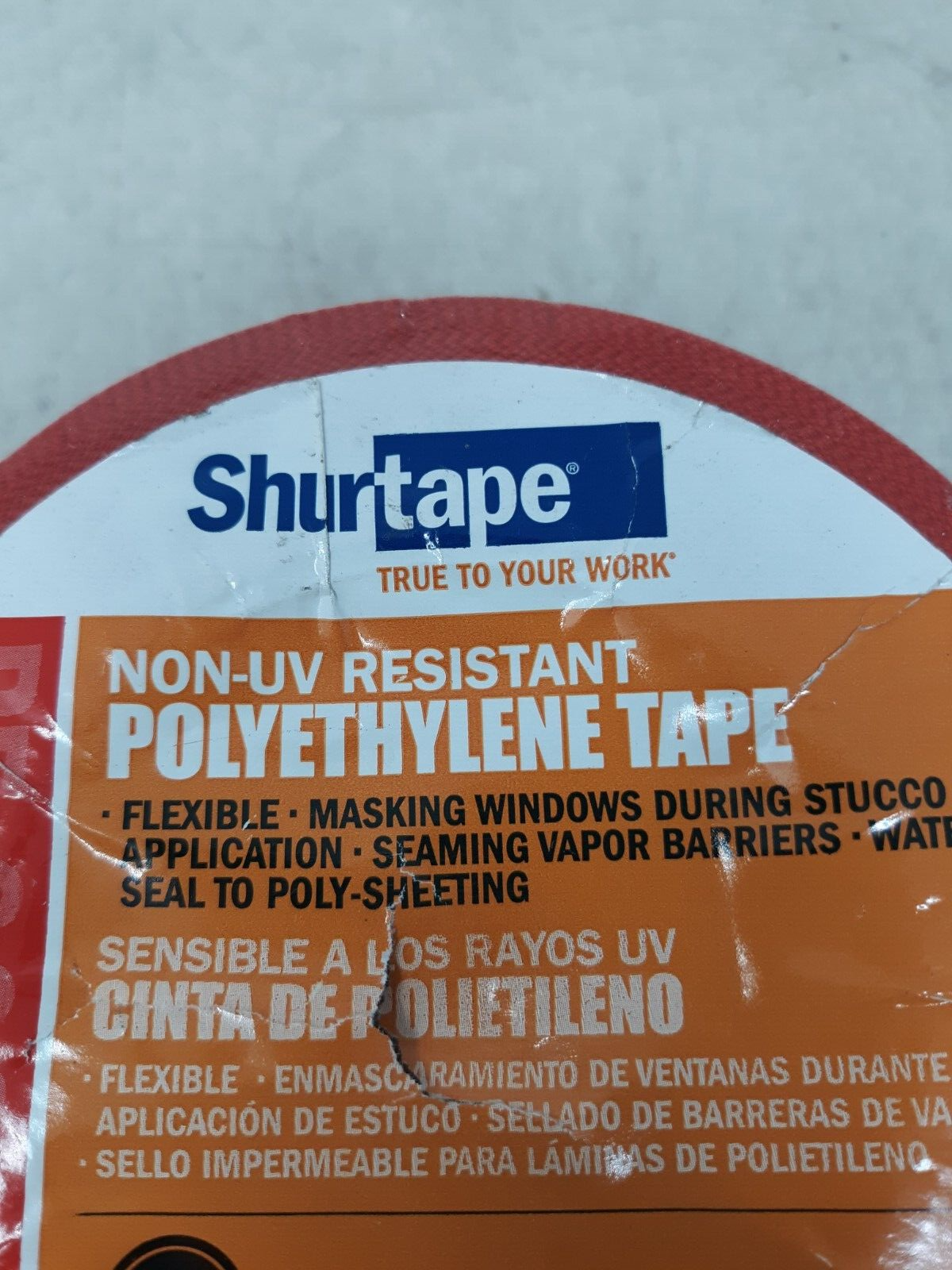 Shurtape PE 333 Non-UV Resistant Polyethylene Tape 1.88" x 60.1 Yards