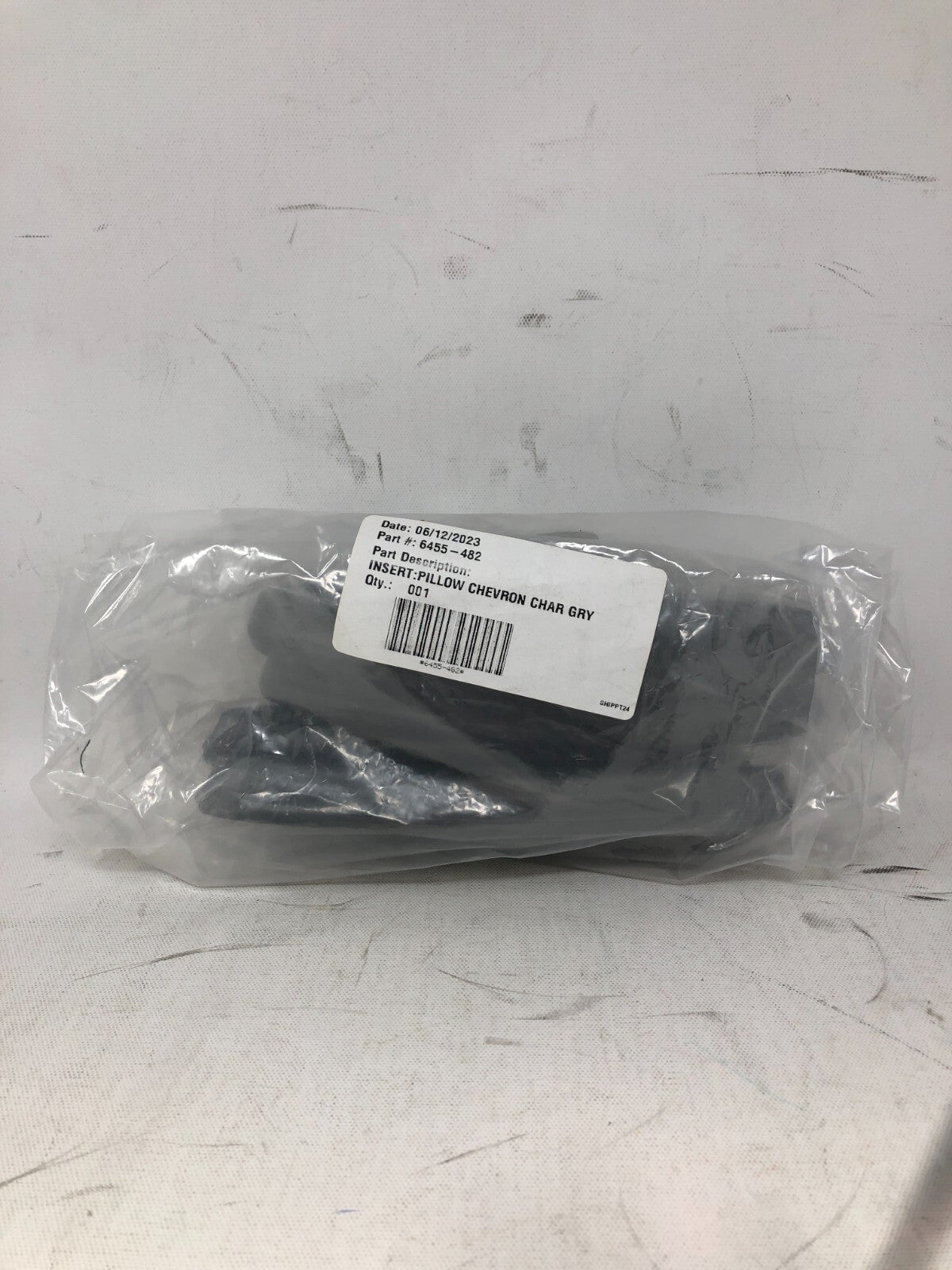 Sundance Spas Pillow Insert Chevron ~ Lot of 4, Part #6455-482, Charcoal Gray