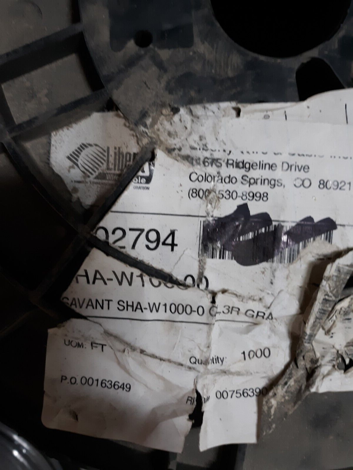 Liberty Wire 16/2 Cable Grey Tight Tube CMP 1000' Spool 16awg 2 Conductor