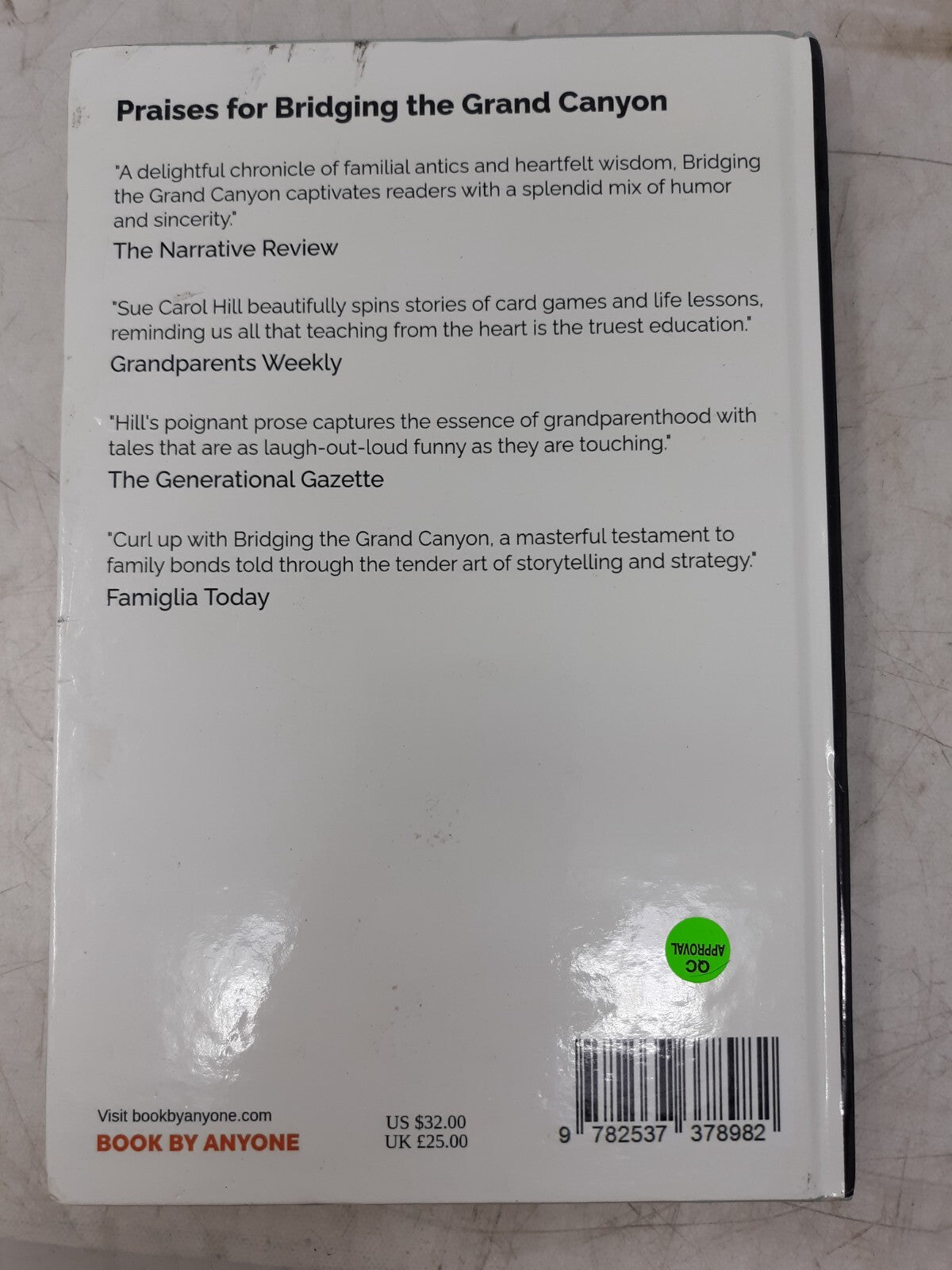 Sue Carol Hill - Bridging the Grand Canyon (2024, Hardcover)
