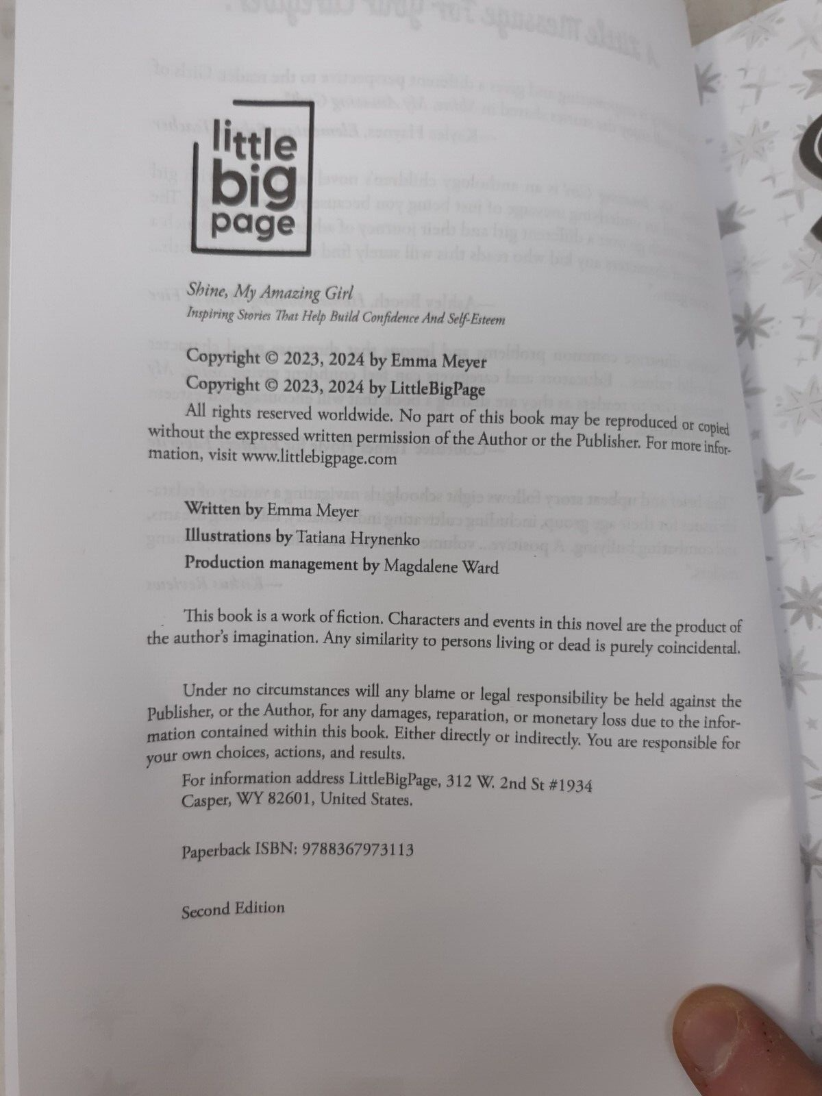 Shine, My Amazing Girl - Emma Meyer - Confidence & Self-Esteem Book for Girls