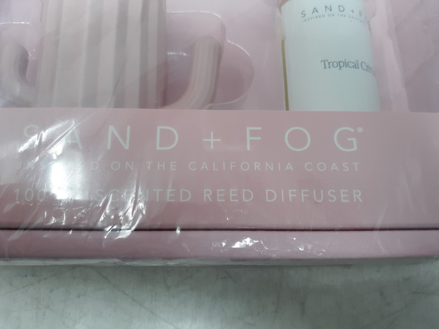 Sand + Fog Tropical Citrus Reed Diffuser Cactus