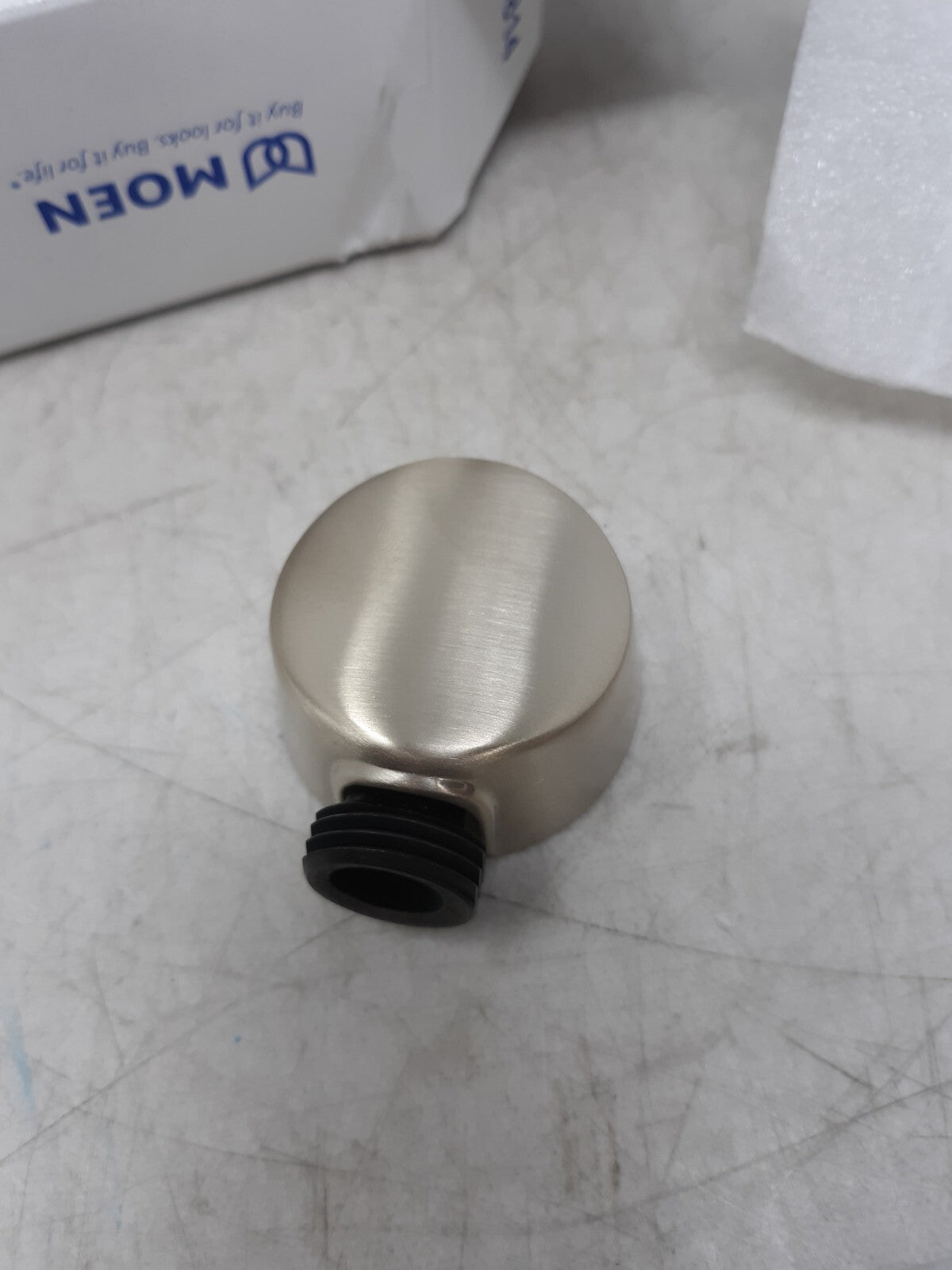Moen A725BN Drop Ell Brushed Nickel Wall Supply Elbow for Handshowers