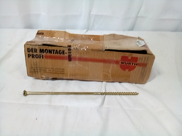 Wurth 8mm (5/16") x 280mm (11") Countersink ASSY 3.0 Screw 100 Count