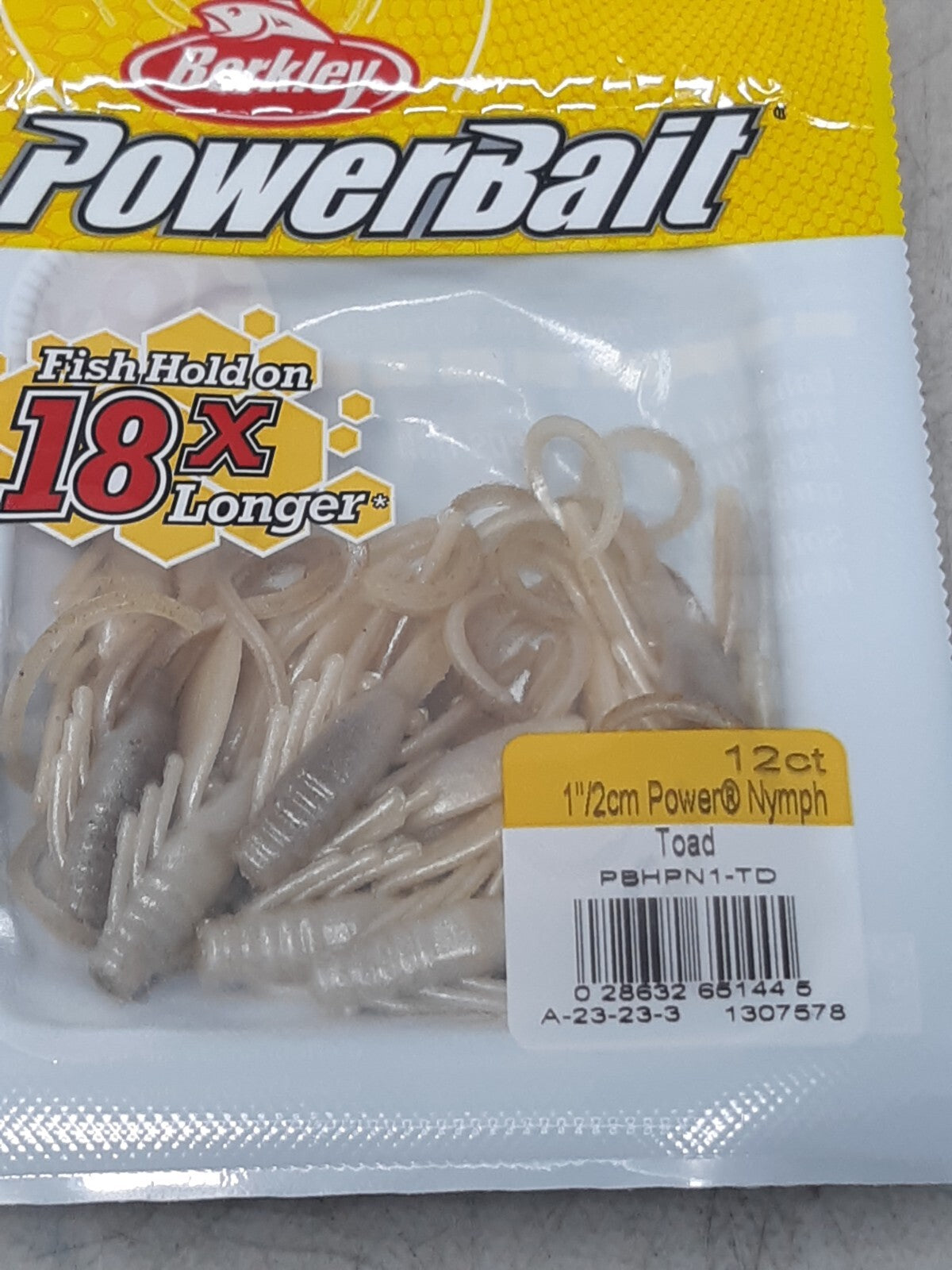 Berkley PowerBait 1"/2cm Power® Nymph Toad 12ct PBHPN1-TD