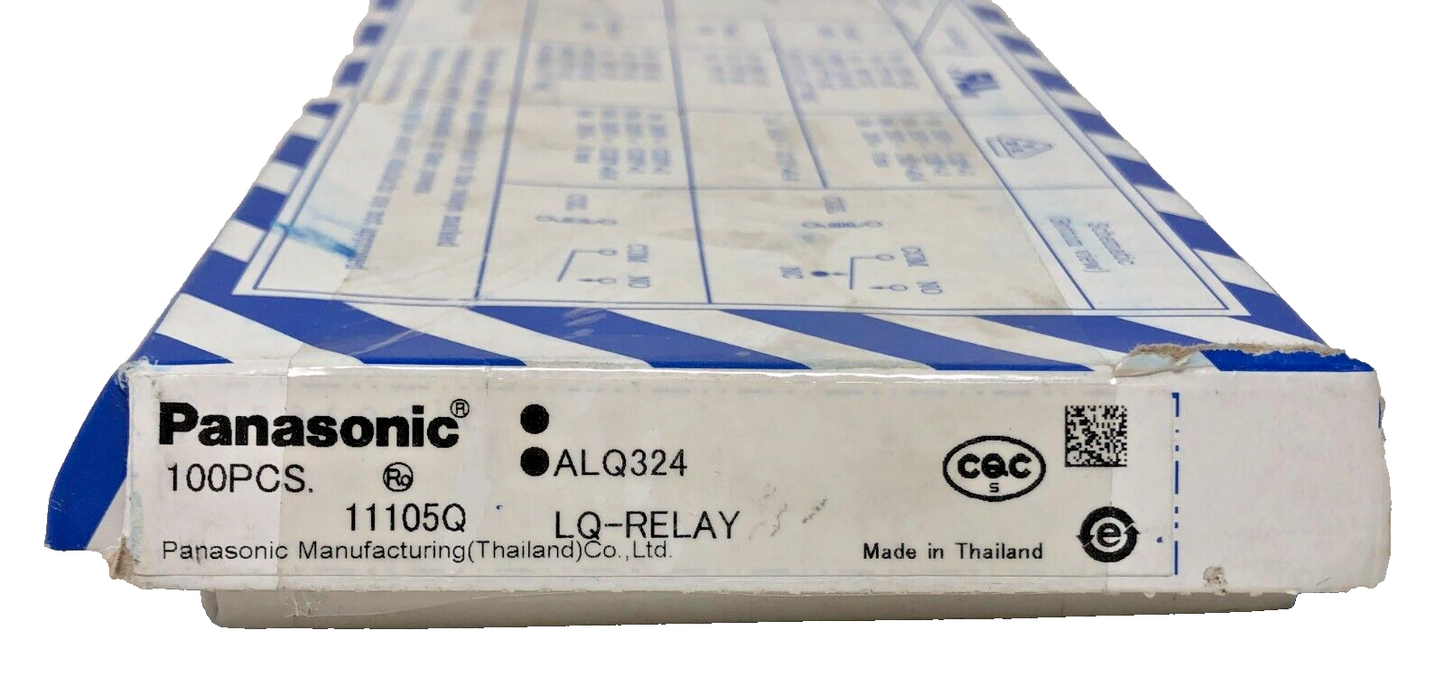 Lot of 100 Panasonic ALQ324 LQ-Relay 10A 250V Relay 20318Q