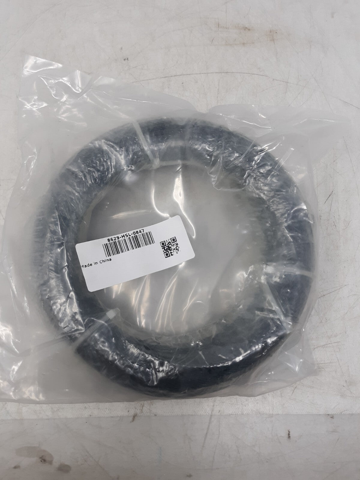 Muzata T316 1/8" Black Stainless Steel Wire Rope – 25 ft, 7x7 Strand, Marine Gr