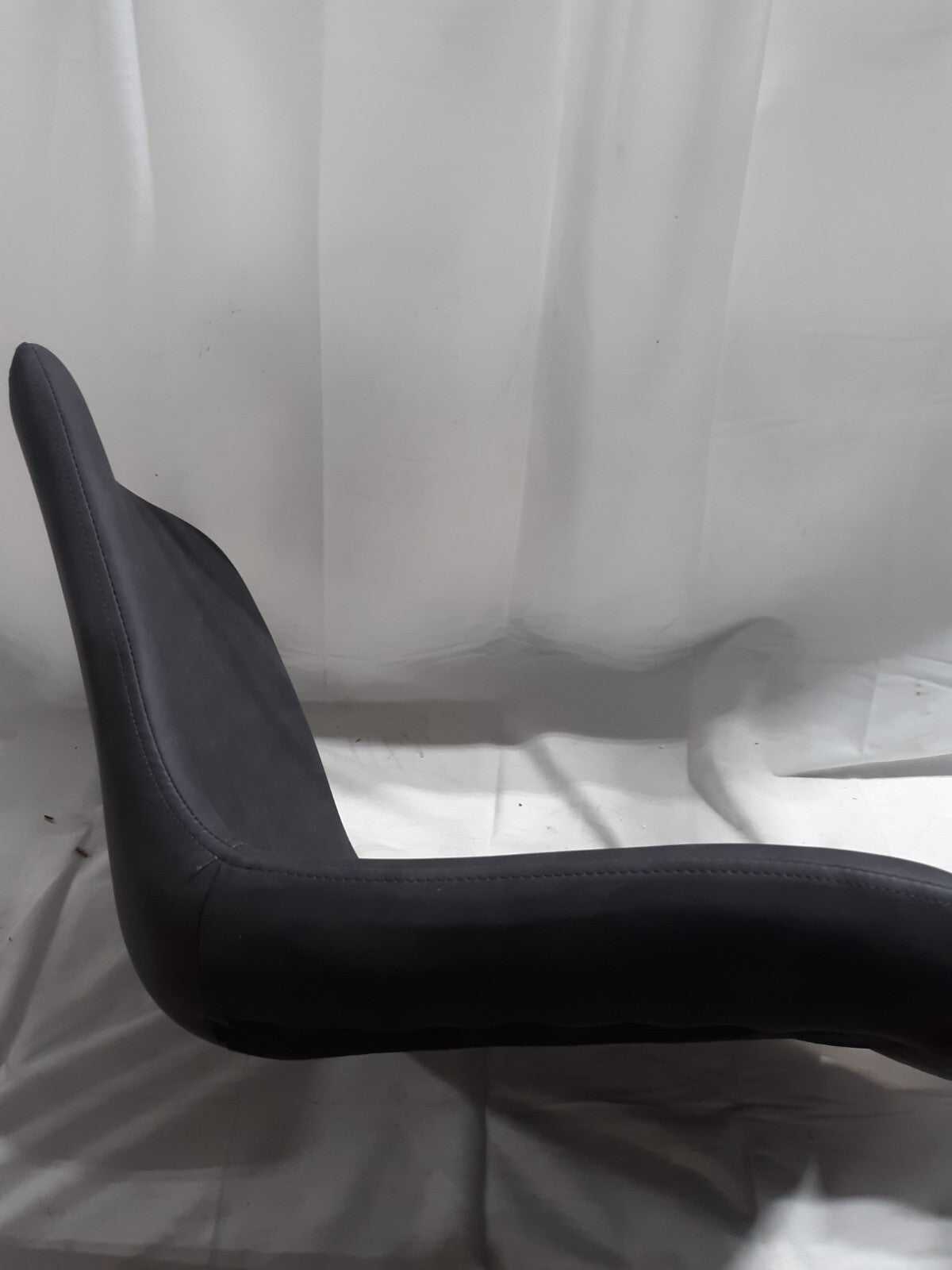 Molded Faux Leather Dinning Bucket Seat Grey (Seat Only)