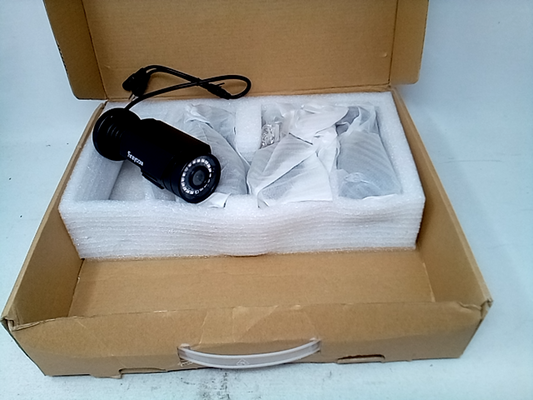 Rraycom 3.6mm security Camera / Lights Lot of 4 Black