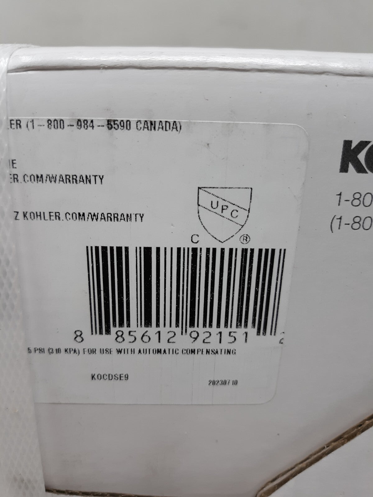 KOHLER Numista Single-Handle 3-Spray Wall-Mount Tub and Shower Faucet brushed