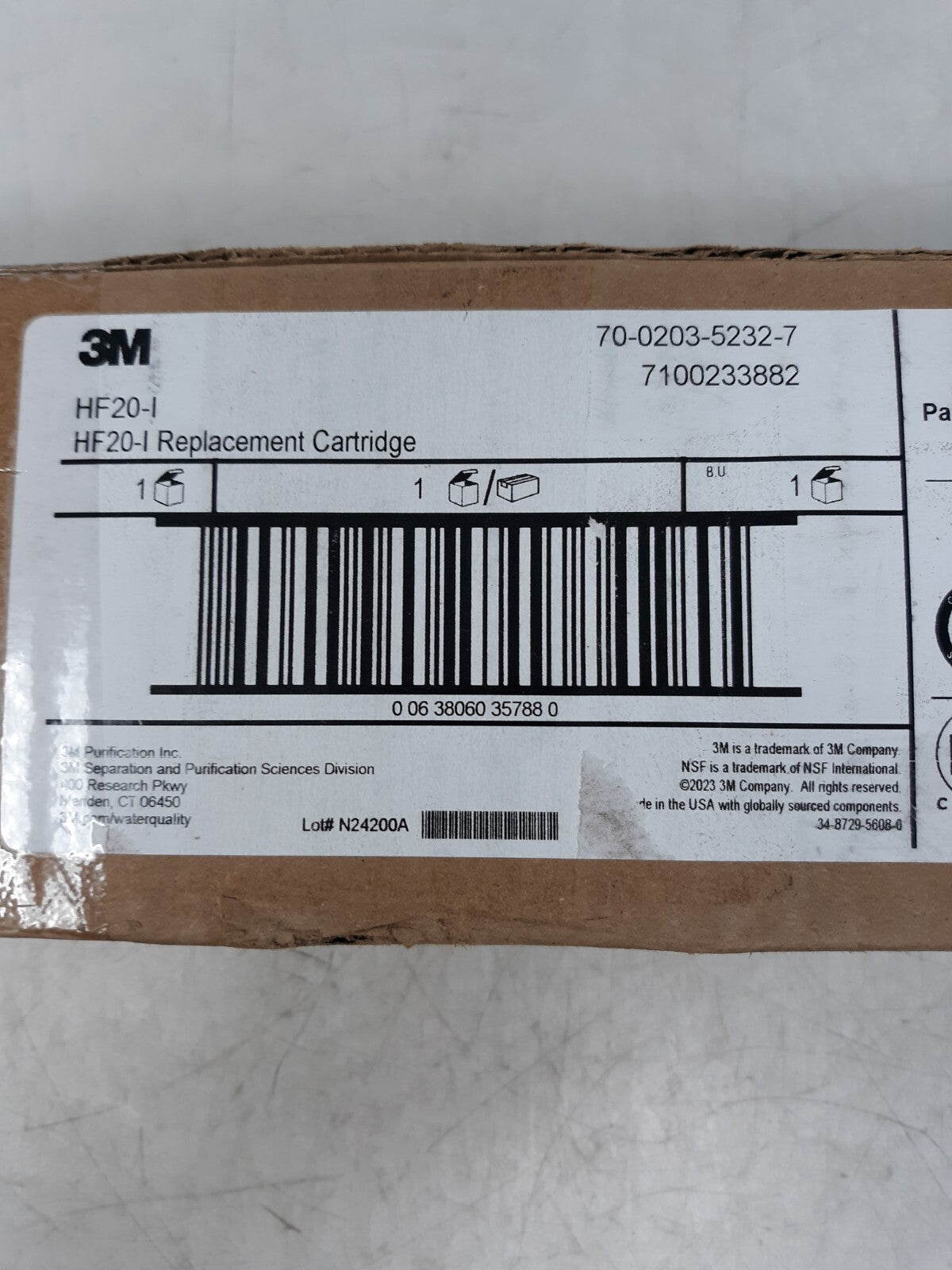 3M HF20-I High Flow Series Replacement Cartridge for Water Filtration