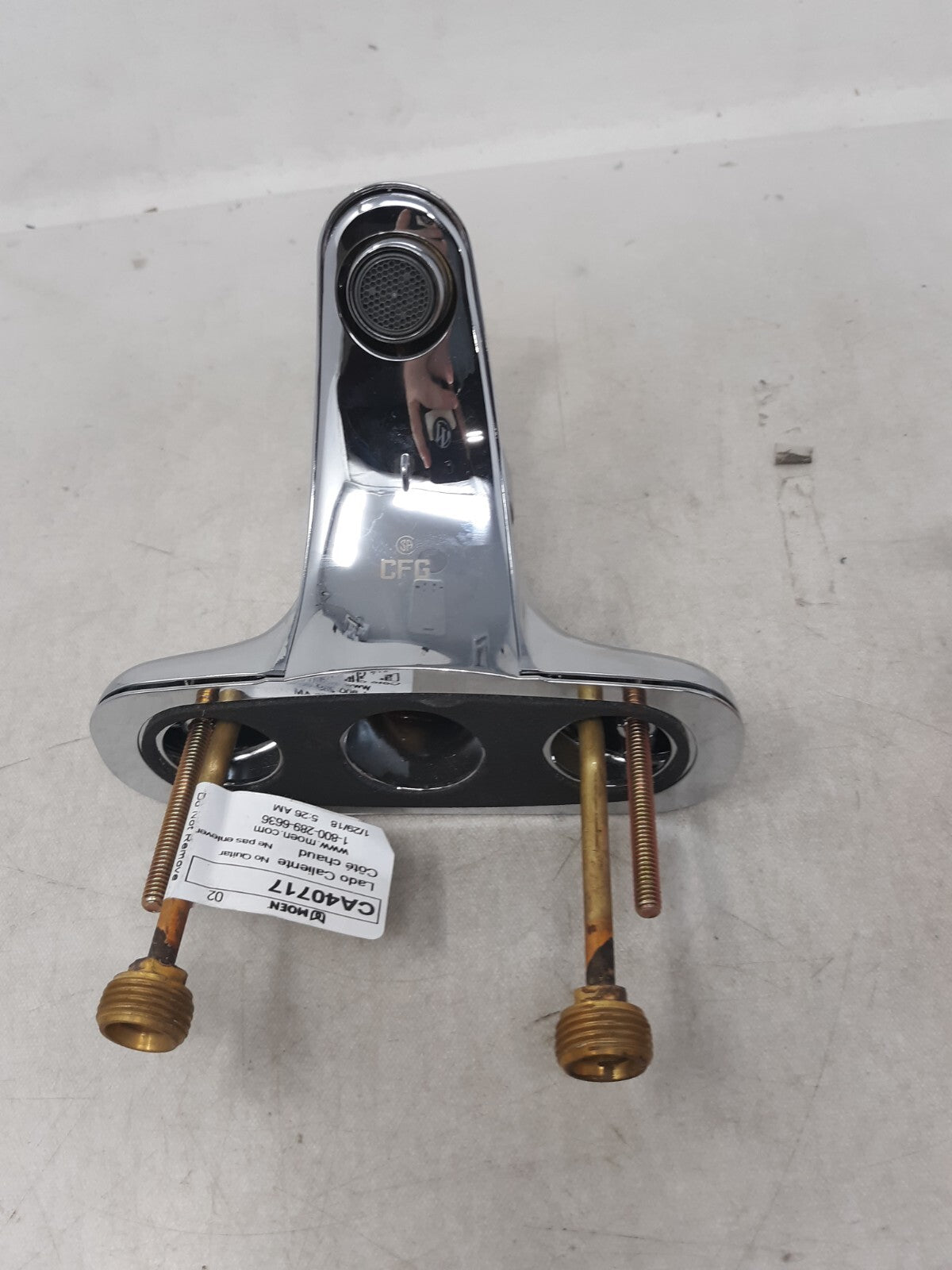 Moen CFG CA40717 Cornerstone One-Handle Centerset Bathroom Faucet