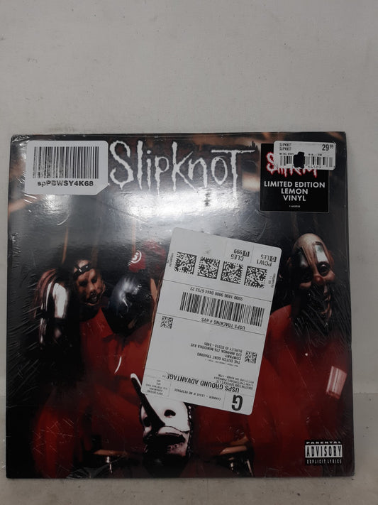 SLIPKNOT - SLIPKNOT EXCLUSIVE LEMON YELLOW VINYL LP  LIMITED EDITION Opened