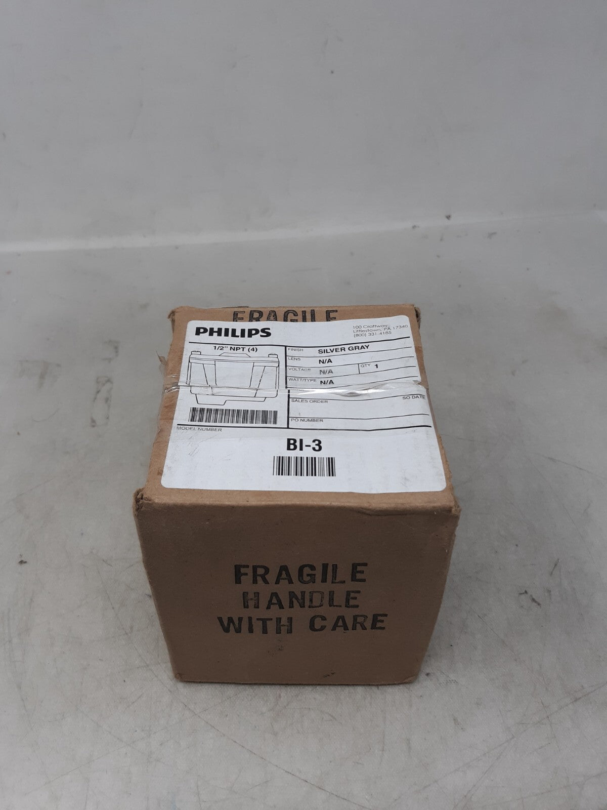 Philips BI3 Waterproof Cast Iron Junction Box with 4 1/2" NPT