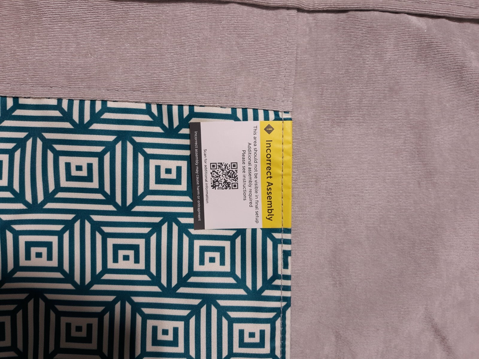 Lovesac Sactionals Cover - Glacier Crossweave