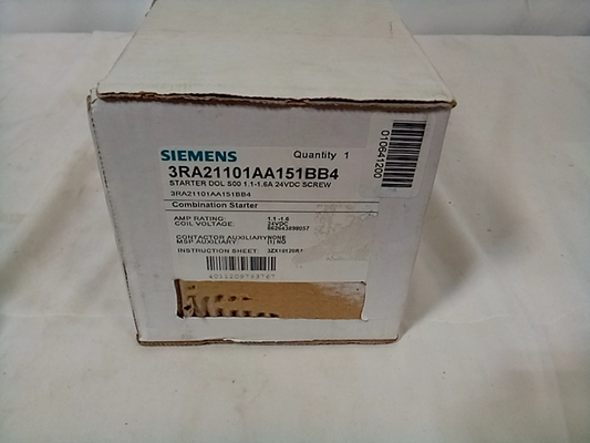 Siemens 3RA2110-1AA15-1BB4 Combination Starter