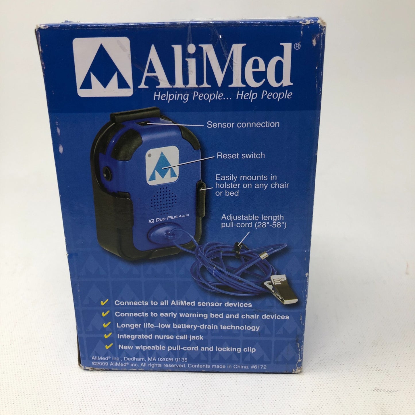 AliMed IQ Duo Plus Fall Alarm
