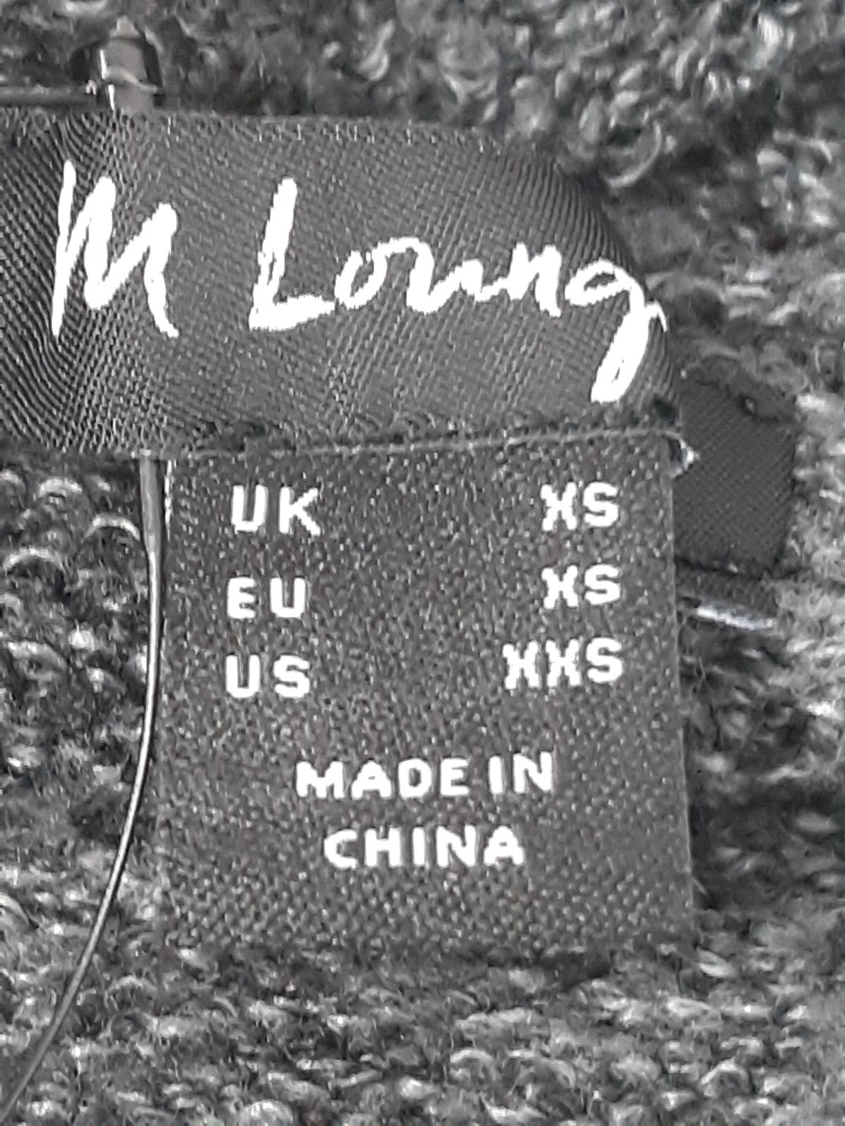 M Lounge Women Dark Grey Cardigan XS