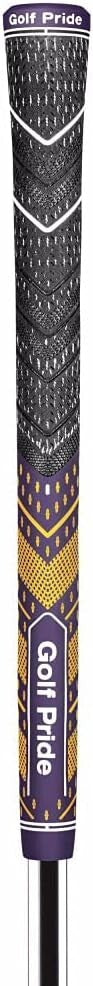 PLAY BOLDLY - Golf Pride MCC Plus 4 Teams Grips - Black / Purple / Yellow x 1
