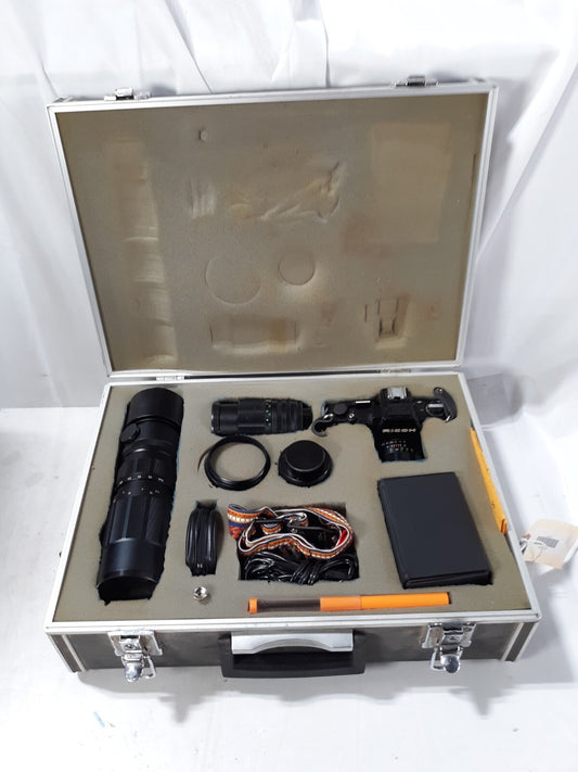 Ricoh TLS 401 35mm SLR Film Camera with Accessories Kit