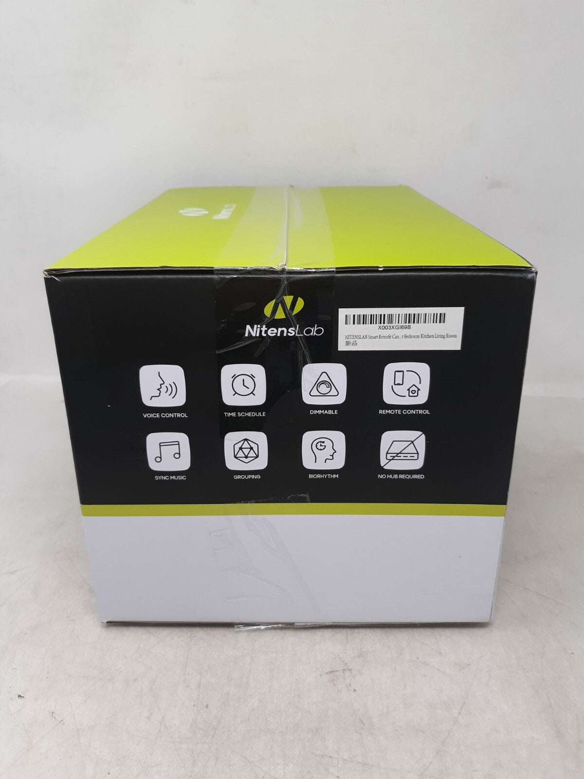 Nitenslab Smart Retrofit Can Lights 6inch 12W 1000LM,6 Pack Smart LED Lights