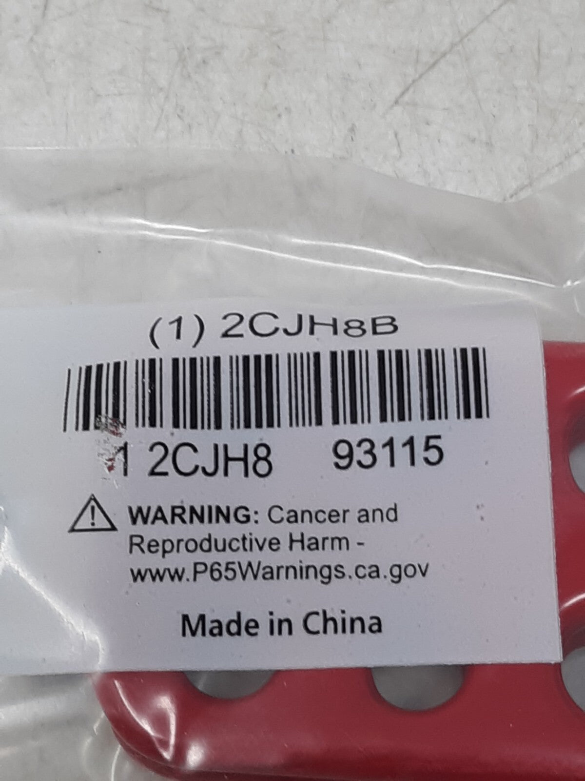 Red Lockout Hasp Safety Lock 6-Hole 1" Jaw OSHA Compliant