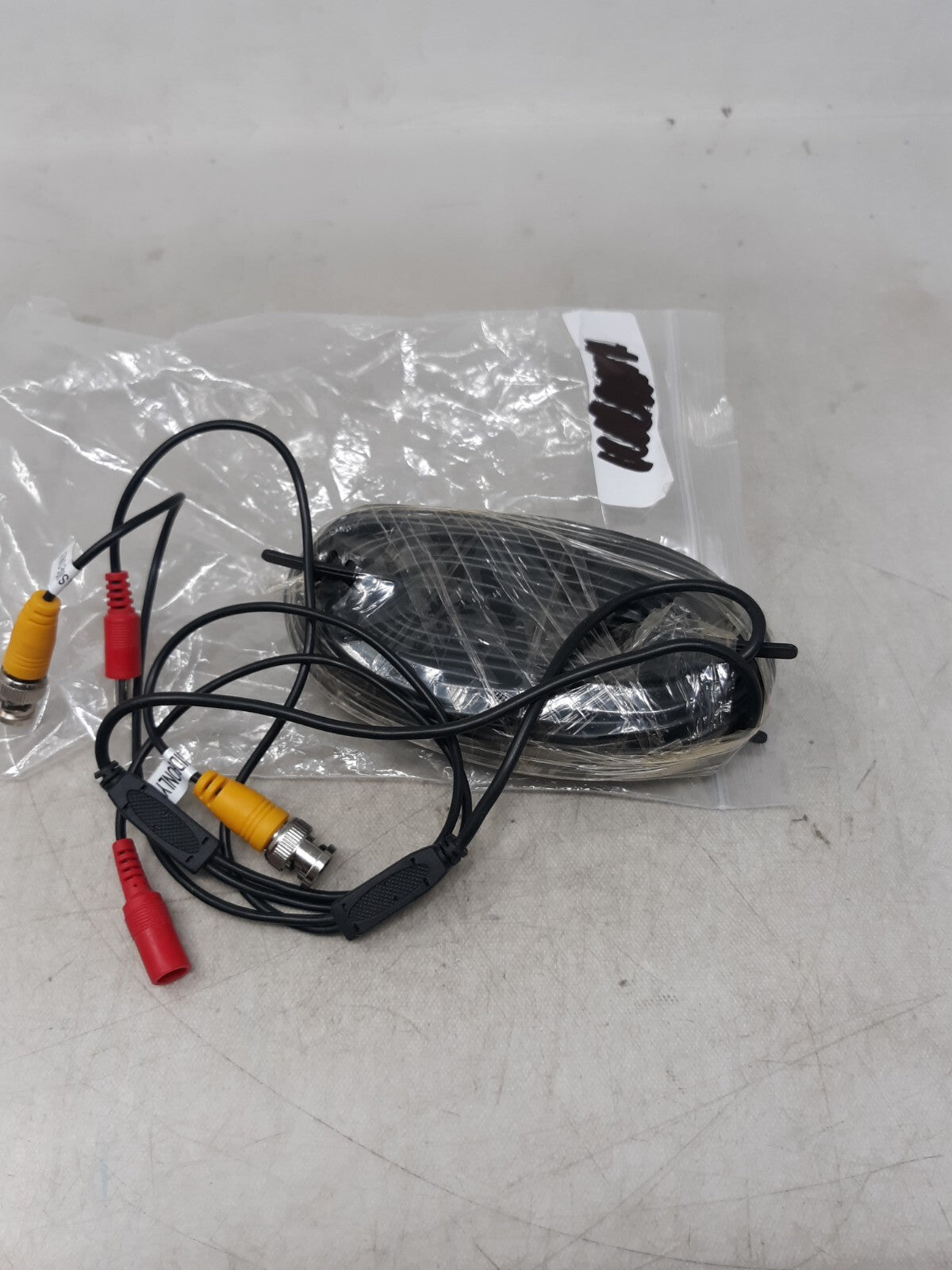 Security Camera Cable BNC CCTV Video Power DVR 50 FT Black