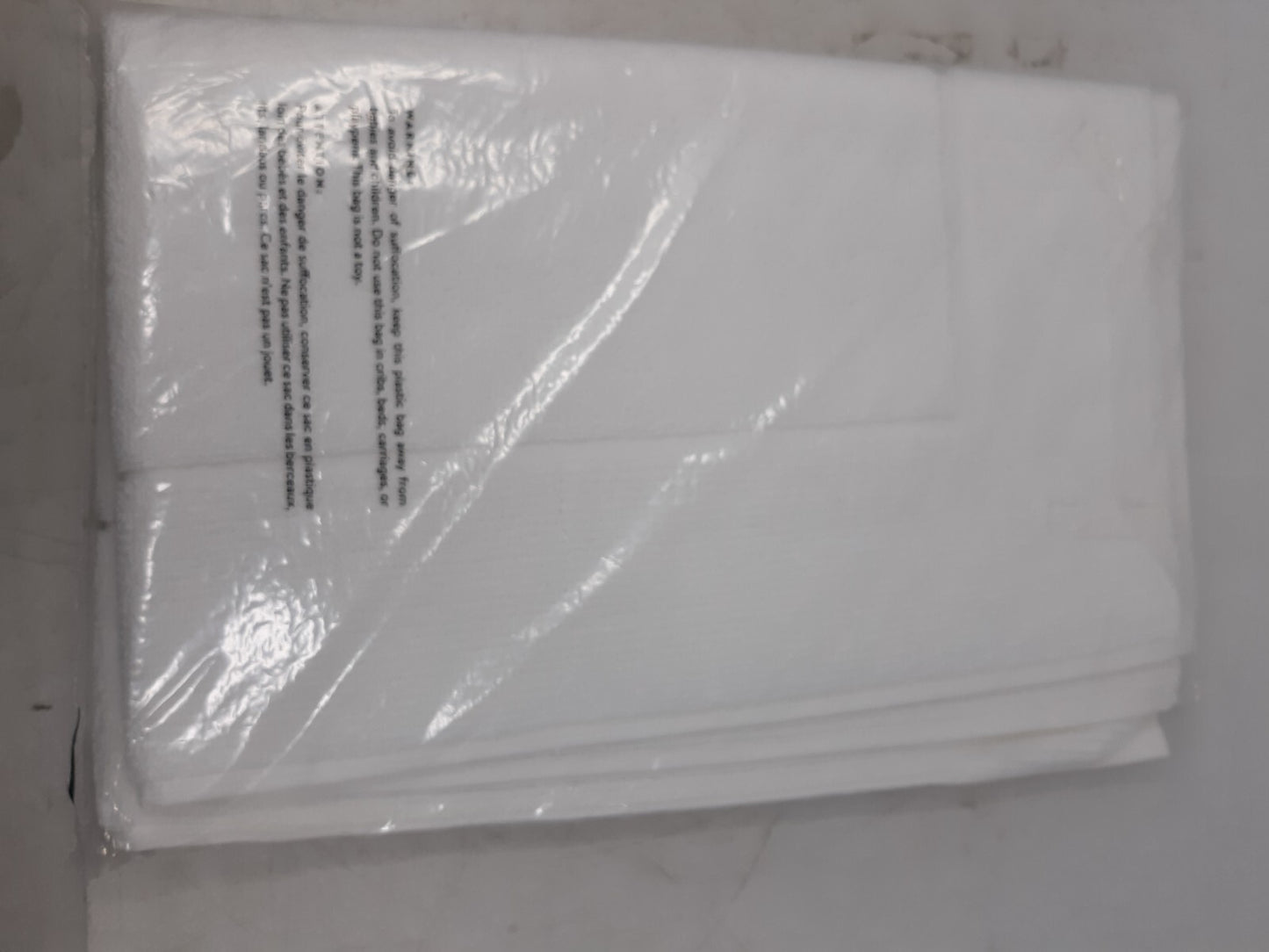 Small Bath Mat BM-1P White Cotton Soft Absorbent Non-Slip