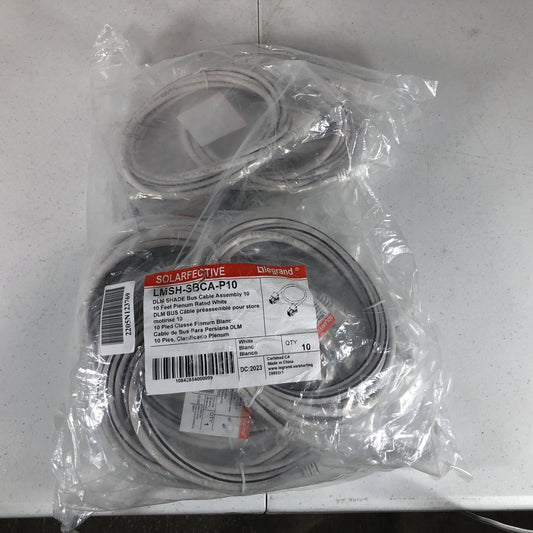 Legrand Solarfective DMS Shade Bus Cable Assembly - lmsh-sbca-p10 - Lot of 10